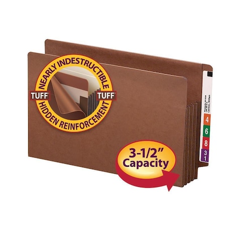 Smead Pocket, File, Lgl, 3.5Exp Pk SMD74780